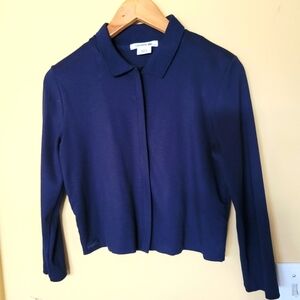 Lacoste Navy midi cardigan
